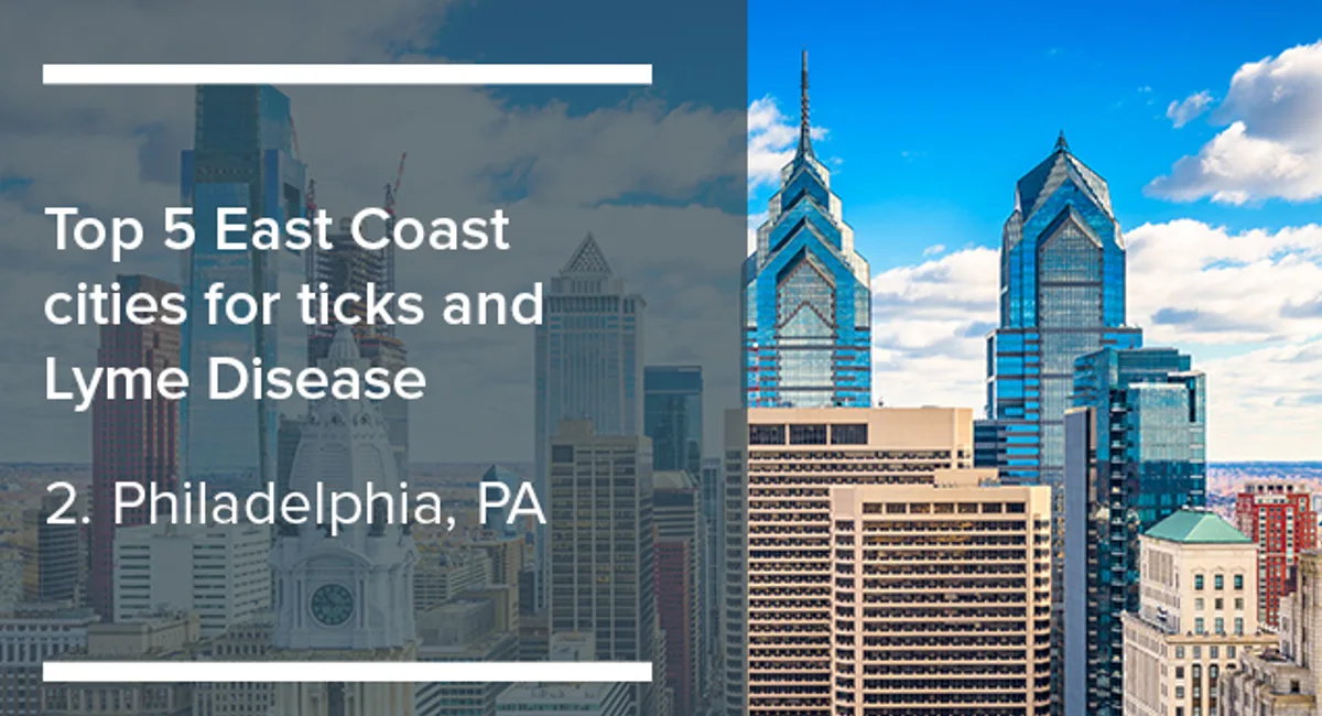 Top 5 East Coast Cities for Lyme Disease: 2 - Philadelphia