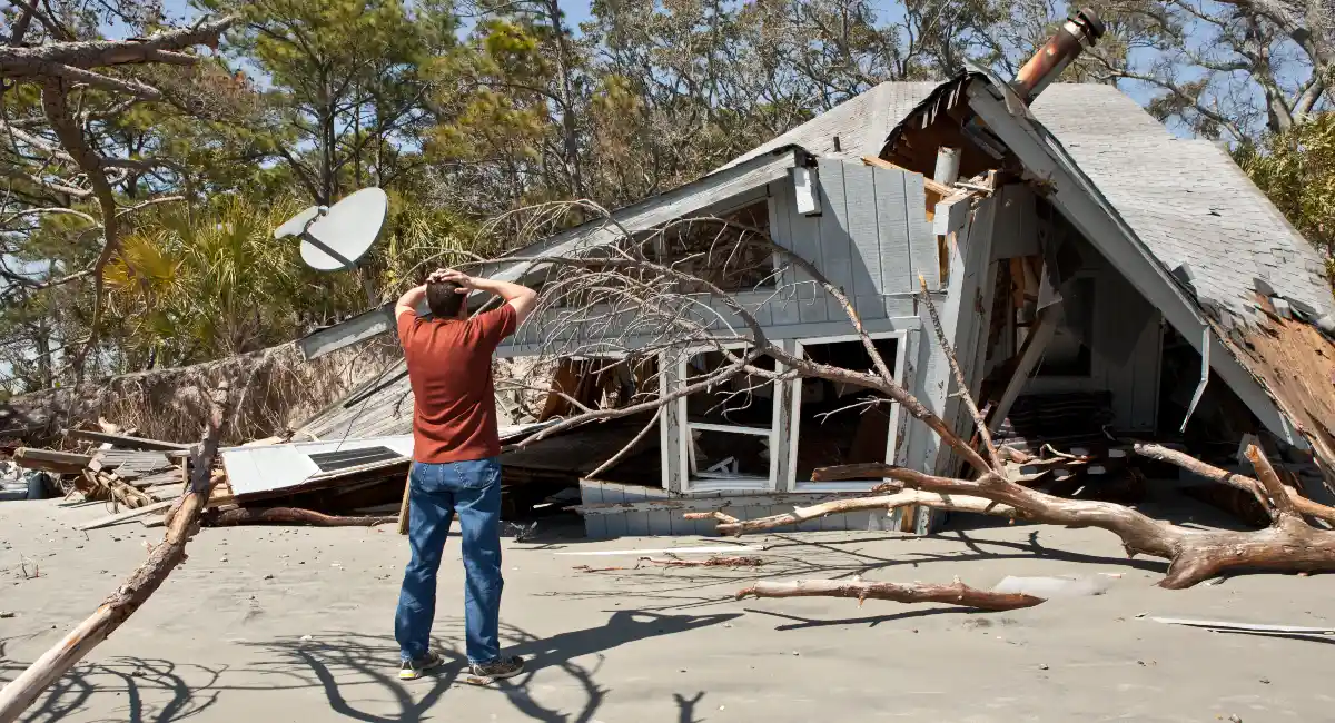 Destroyed Home