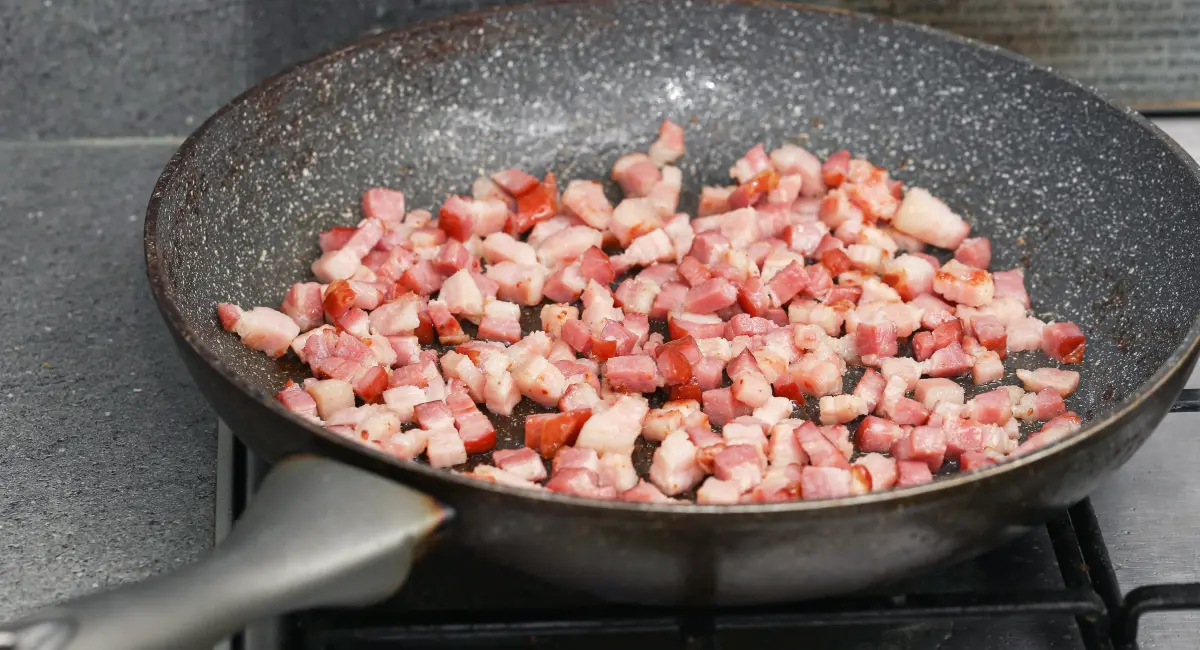 Fried bacon